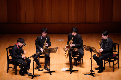 器楽曲・管弦楽の大作をサクソフォン四重奏で　The Rev Saxophone Quartetリサイタルをレポート　