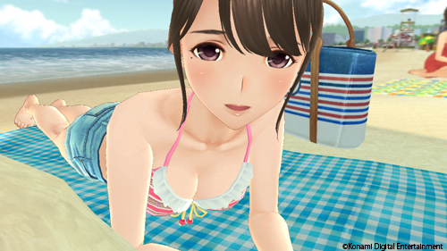 ビーチでお昼寝 (C)Konami Digital Entertainment