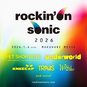 幕張メッセ国際展示場で開催の『rockin’on sonic 2026』第一弾出演アーティストを発表　ヘッドライナーはペット・ショップ・ボーイズ