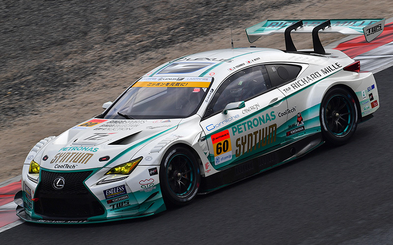 GT300もLEXUSが強い。3位は「LM corsa（SYNTIUM LMcorsa RC F GT3）」