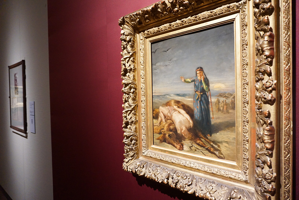 テオドール・シャセリオー ＜気絶したマゼッパを見つけるコサックの娘＞ 1851年 パリ、ルーヴル美術館（ストラスブール美術館に寄託）