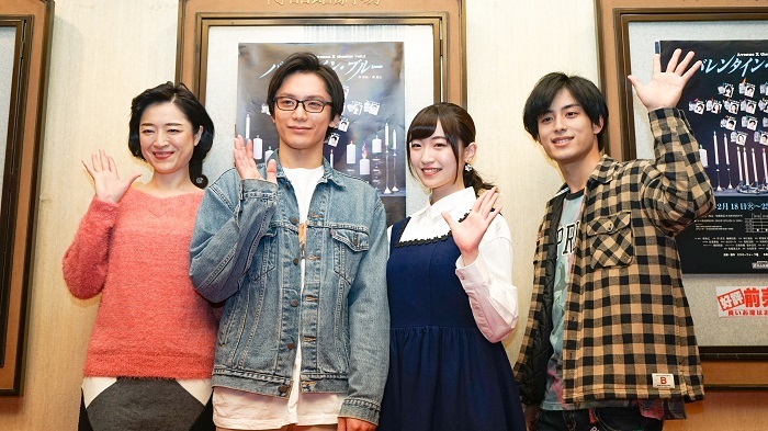 （左から）しゅはまはるみ、久保田秀敏、前島亜美、武子直輝