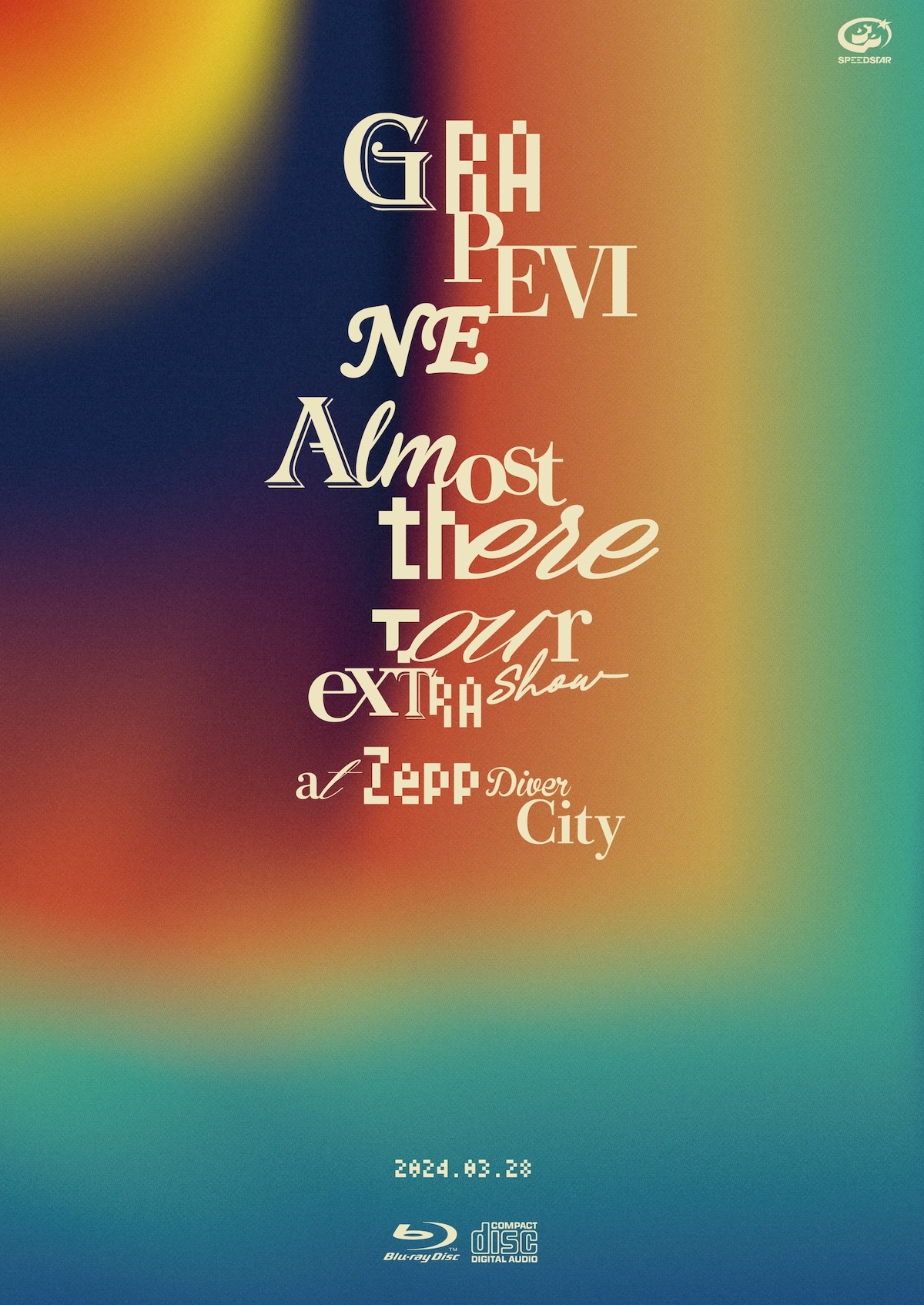 『Almost There Tour extra show at Zepp DiverCity 2024.03.28』初回限定盤Blu-ray