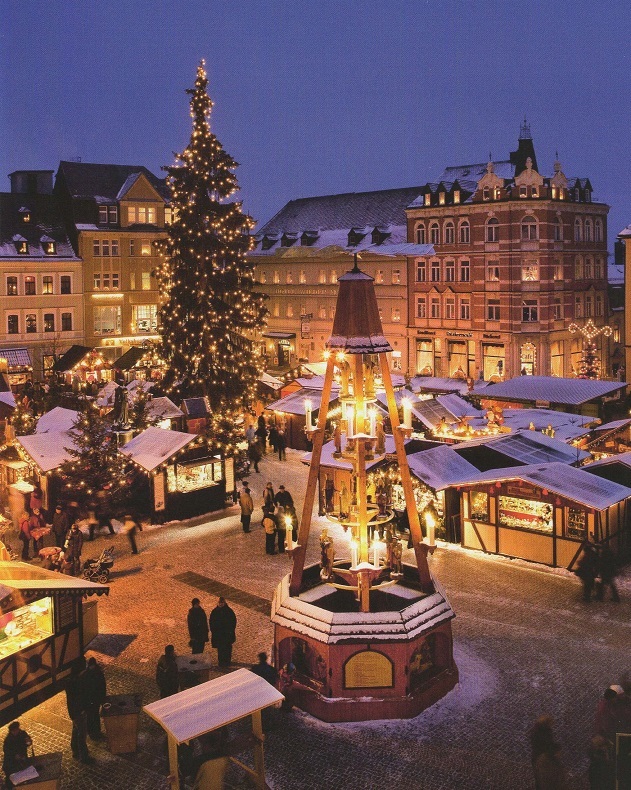 住んでいたドイツの町のクリスマスマーケット