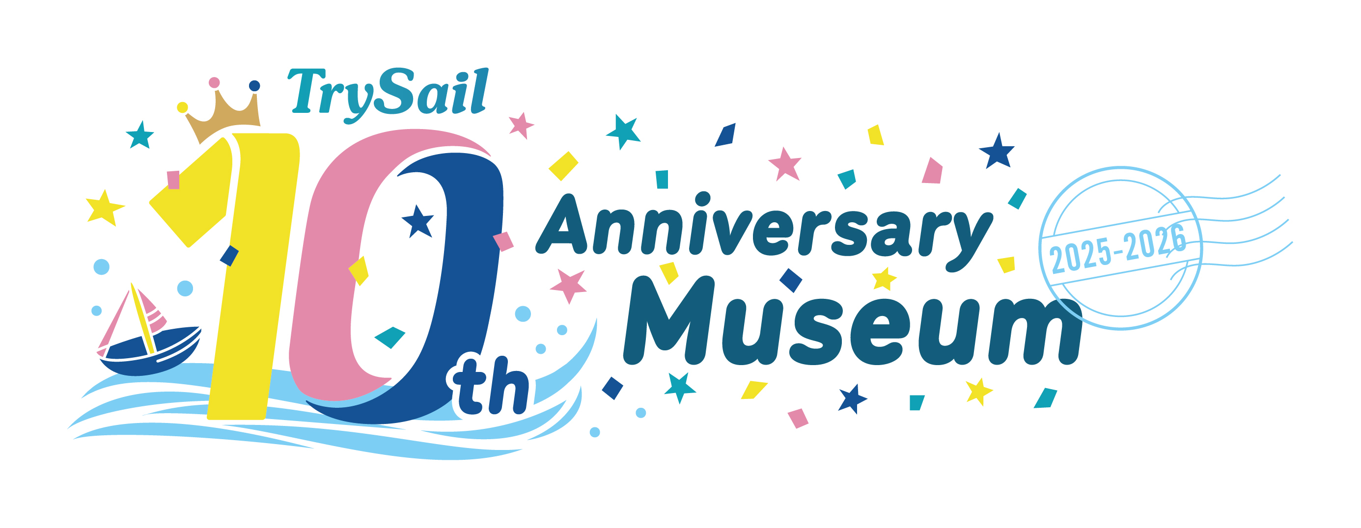 TrySail 10th Anniversary Museum 2025-2026　ロゴ
