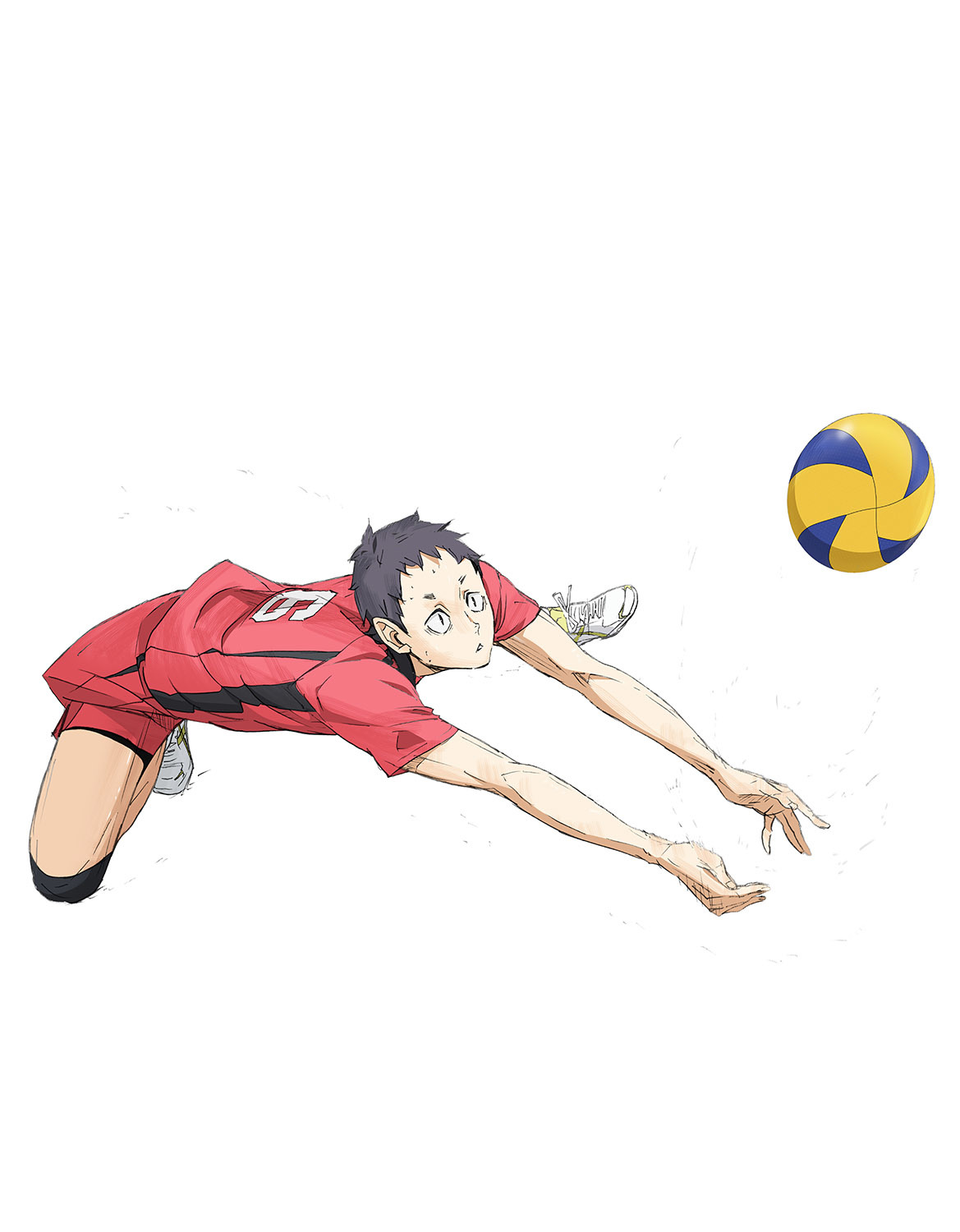 #6福永招平　2年　ウイングスパイカー (C)2024「ハイキュー‼」製作委員会 (C)古舘春一／集英社