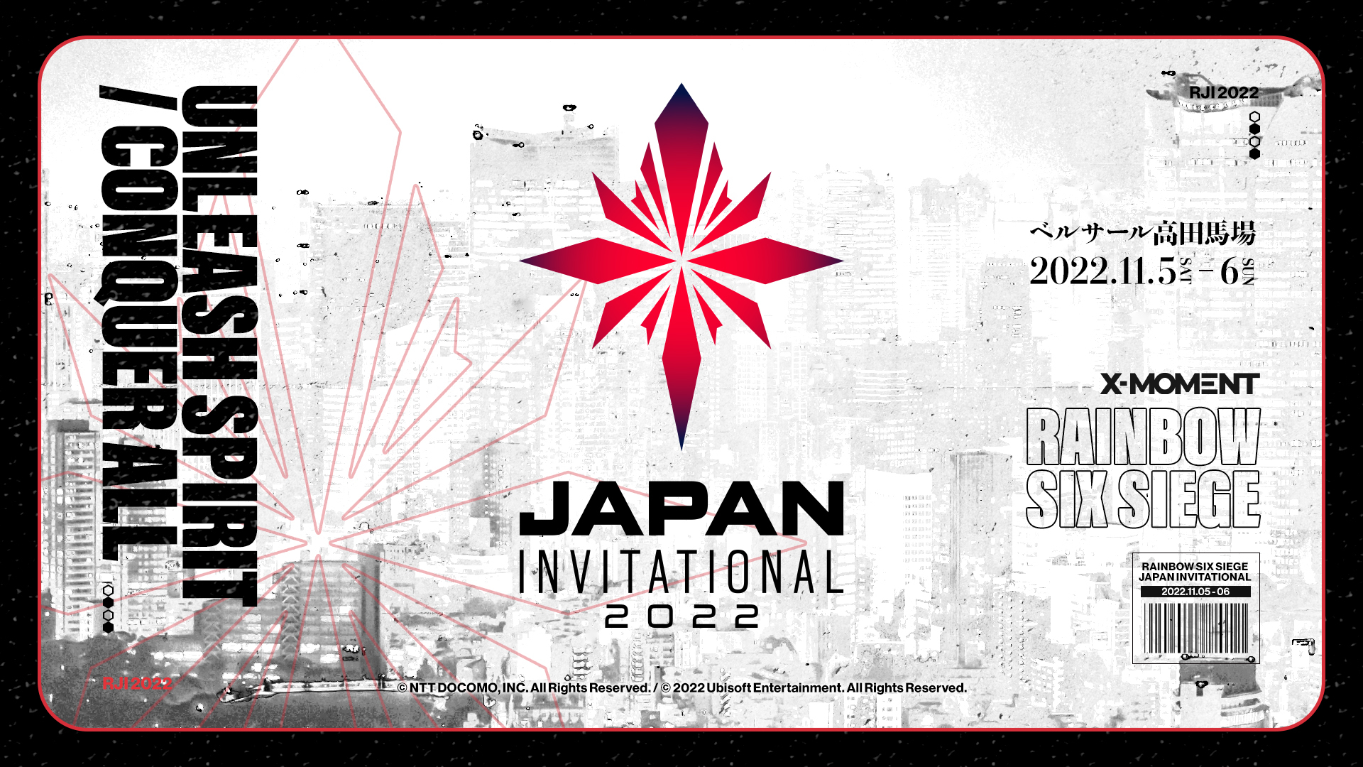 『Rainbow Six Japan Invitational 2022』のFinalが11月5日（土）に開幕する
