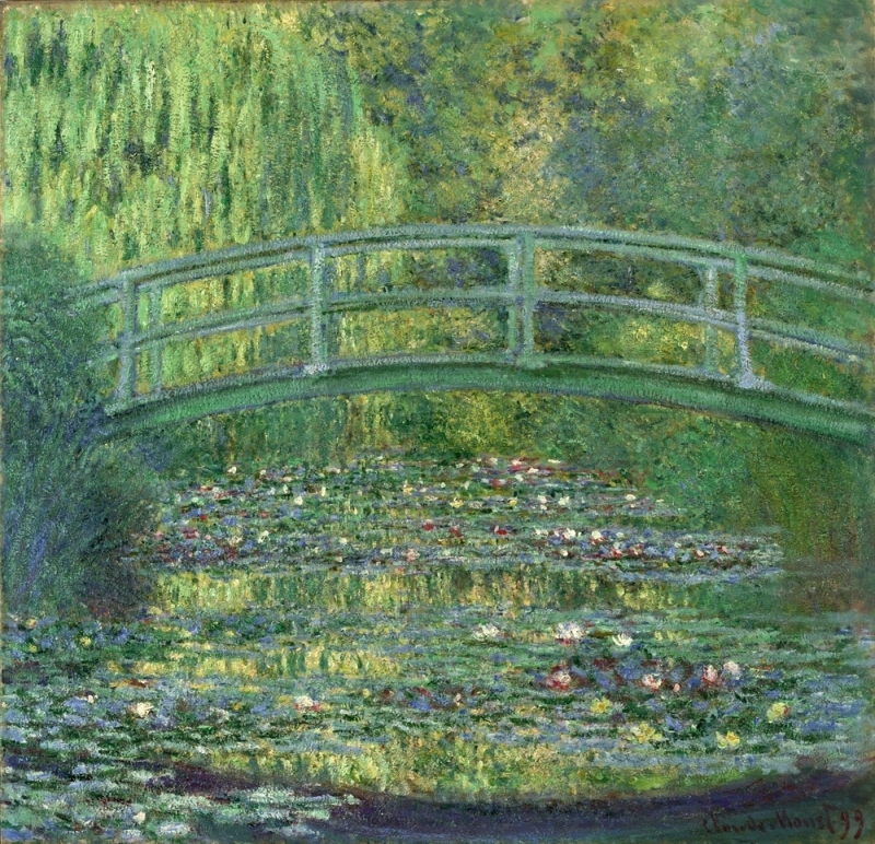 クロード・モネ《睡蓮の池》1899年 ポーラ美術館