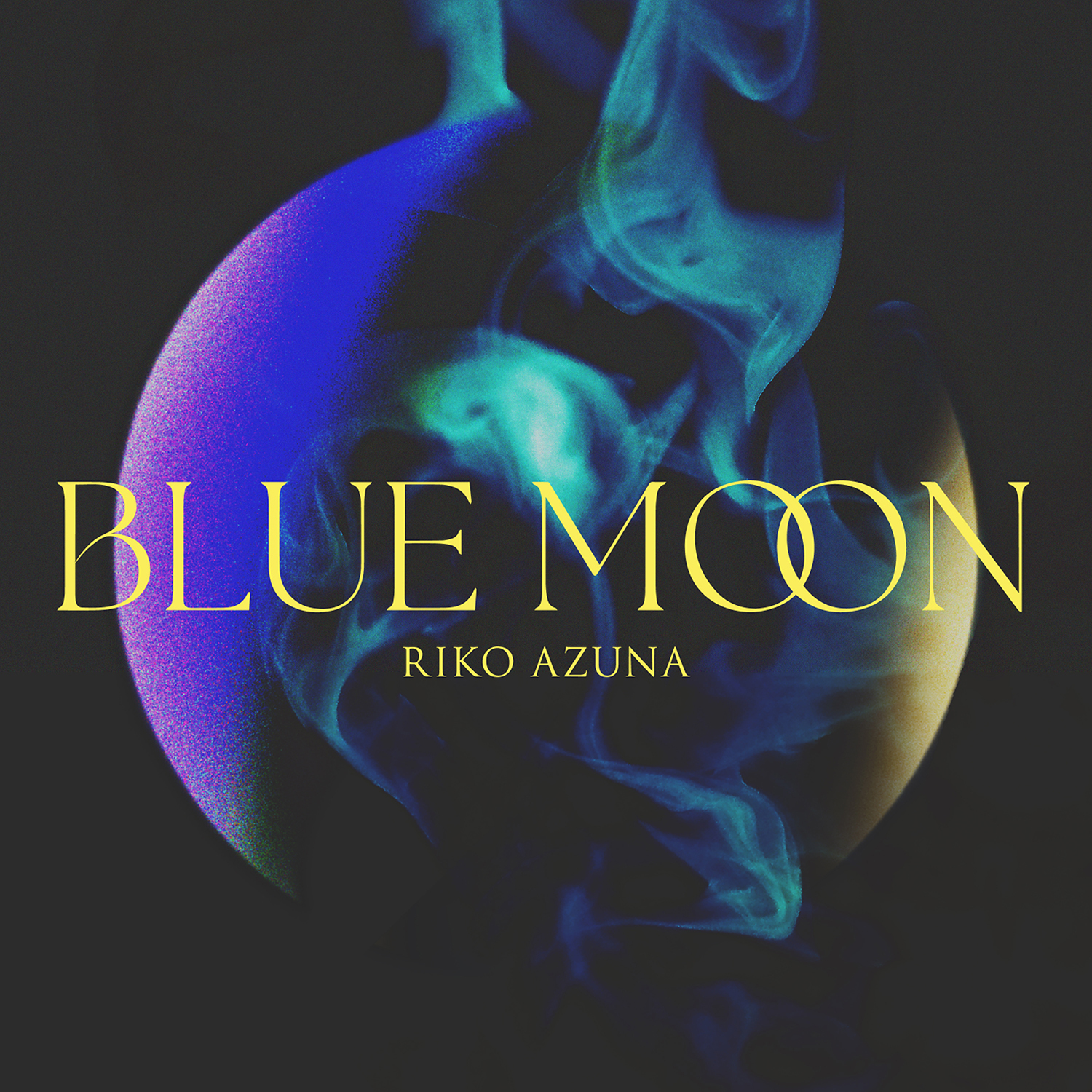 安月名莉子ベストアルバム『BLUE MOON』ジャケット
