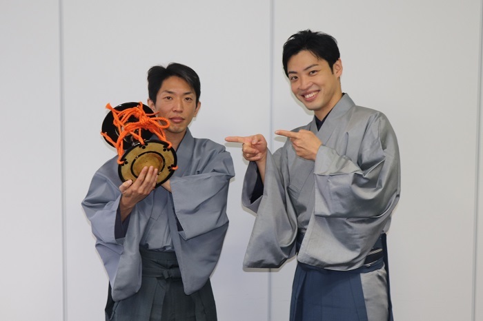（左から）望月左太寿郎、望月秀幸