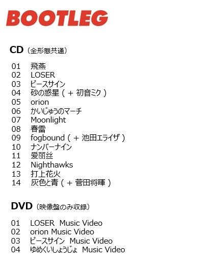 収録楽曲