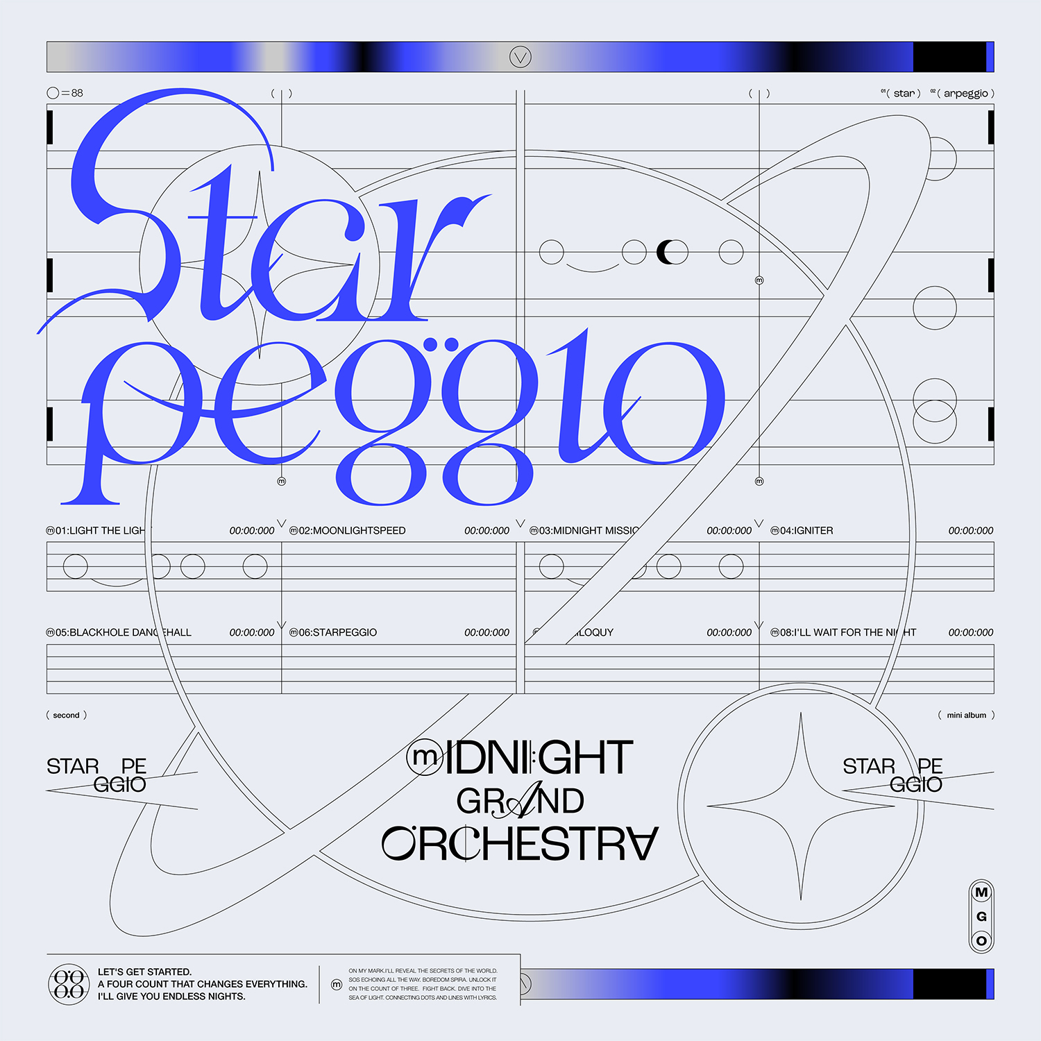 Midnight Grand Orchestra 2nd MINI ALBUM『Starpeggio』通常盤