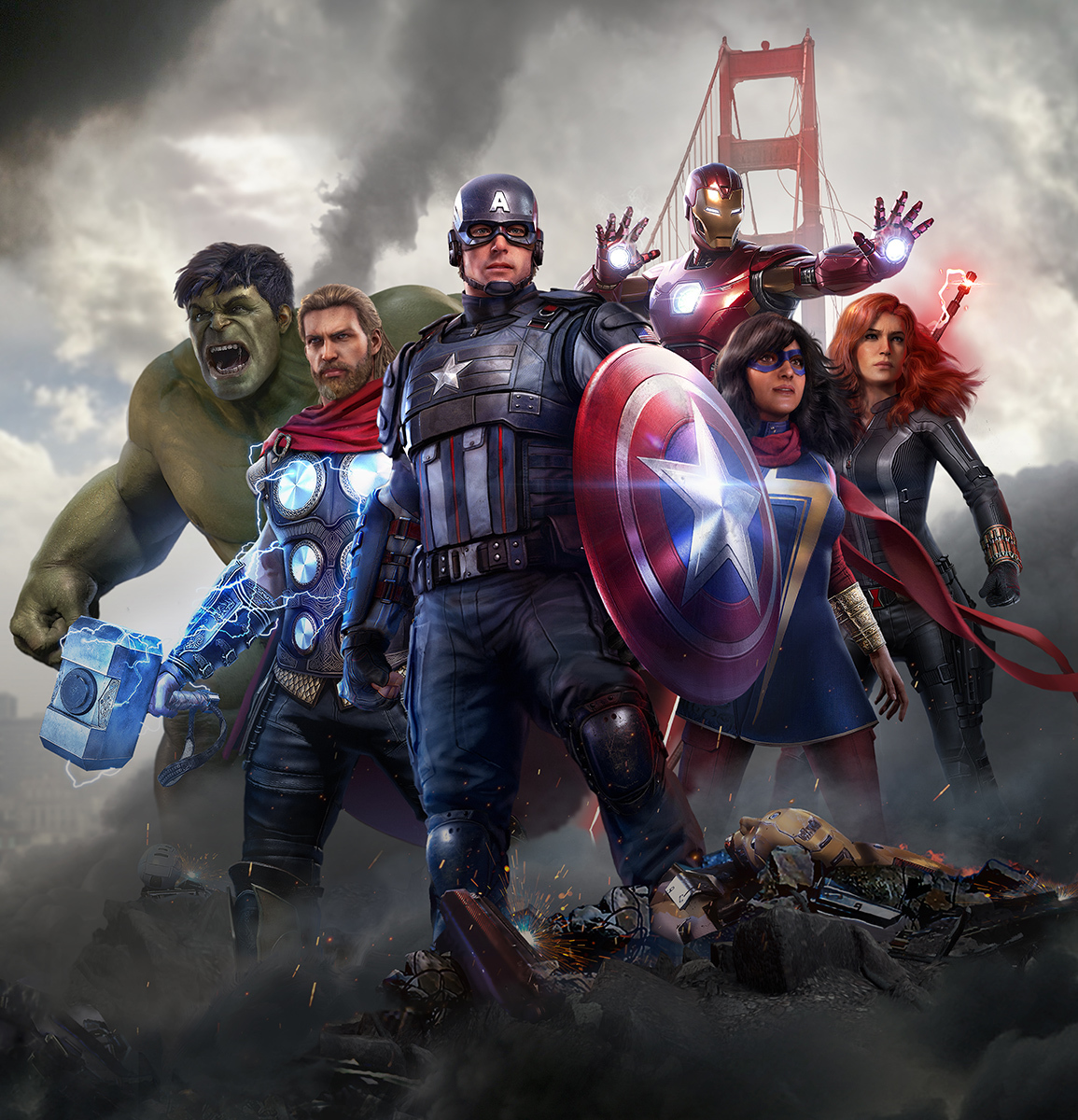 『Marvel’s Avengers（アベンジャーズ）』キービジュアル C)2020 MARVEL. Developed by Crystal Dynamics and Eidos Montréal. Development support provided by Nixxes. All rights reserved.