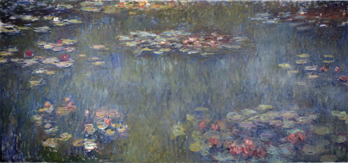 クロード・モネ《睡蓮の池、緑の反映》1920/26年頃 油彩、カンヴァス 200×425cm ©Foundation E.G. Bührle Collection, Zurich (Switzerland) Photo: SIK-ISEA, Zurich (J.-P. Kuhn)