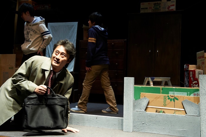 稲荷卓央がゲスト出演した、第10回公演『これまでの時間は』（2012年）より。