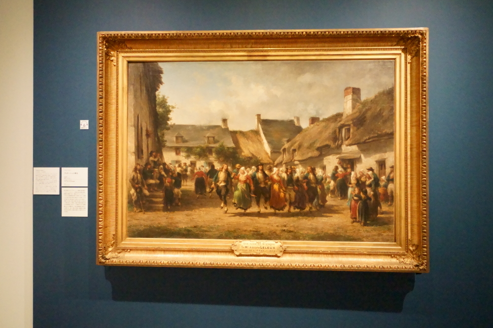 アドルフ・ルルー《ブルターニュの婚礼》1863年、油彩／カンヴァス　カンペール美術館蔵