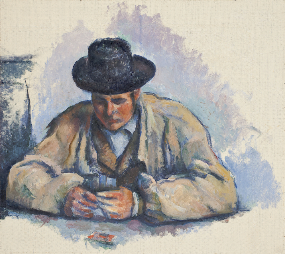 ポール・セザンヌ《「カード遊びをする人々」のための習作》1890-92年　油彩、カンヴァス　ウスター美術館