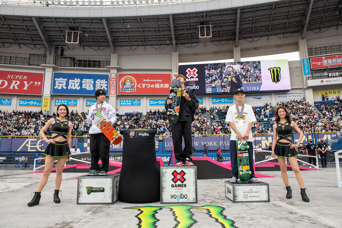 男子スケートボードストリートは日本人選手が表彰台を独占 Yoshio Yoshida / ESPN Images