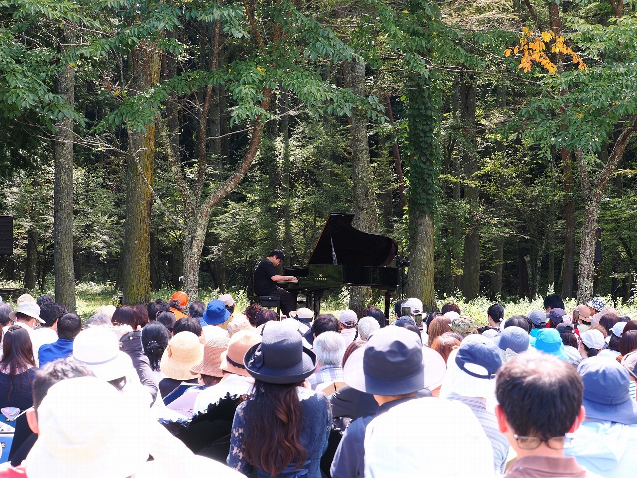 『富士山河口湖ピアノフェスティバル 2023 ピクニック・コンサート』河口湖総合公園にて            　（C)Tomoko Hidaki