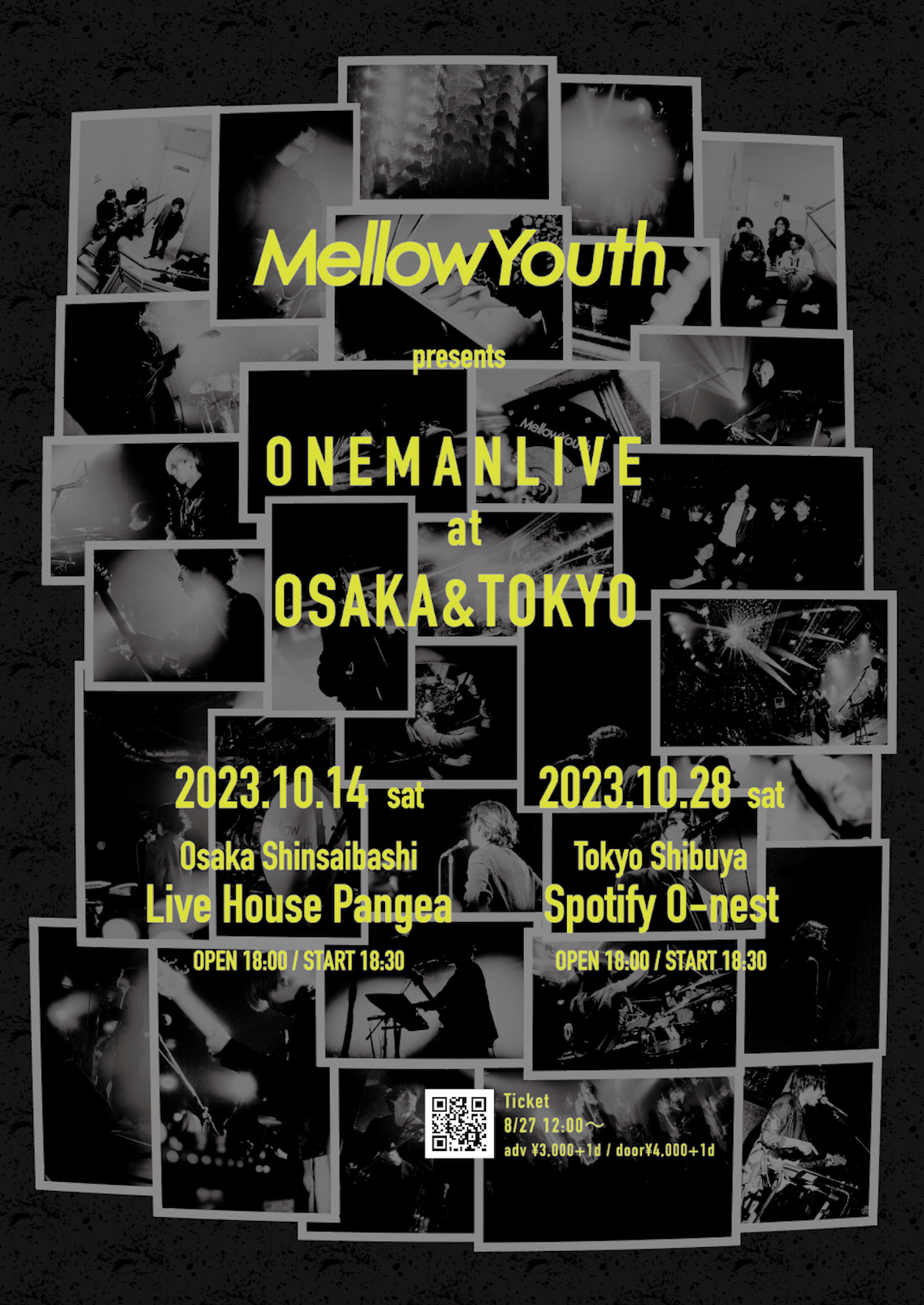 『Mellow Youth presents ONEMAN LIVE at OSAKA & TOKYO』
