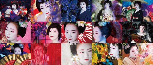 15名の芸妓舞妓(C)mika ninagawa, artbeat publishers