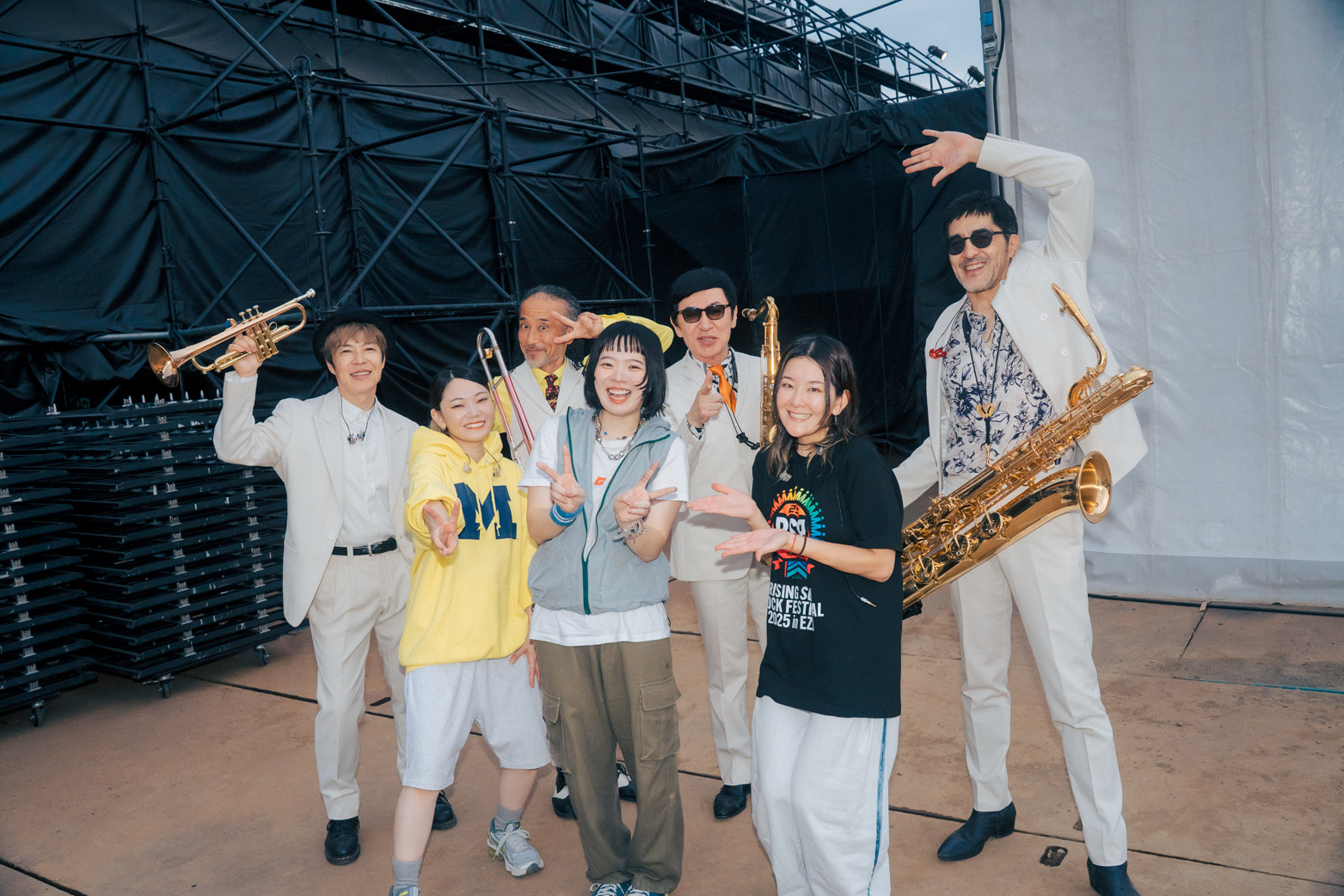 SHISHAMO ©️RISING SUN ROCK FESTIVAL（撮影＝堤 瑛史）