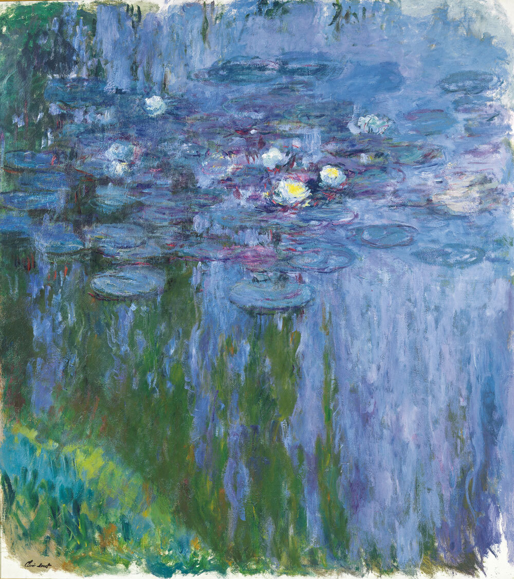 クロード・モネ《睡蓮》1916-1919年頃 油彩／カンヴァス マルモッタン・モネ美術館、パリ (C) musée Marmottan Monet 