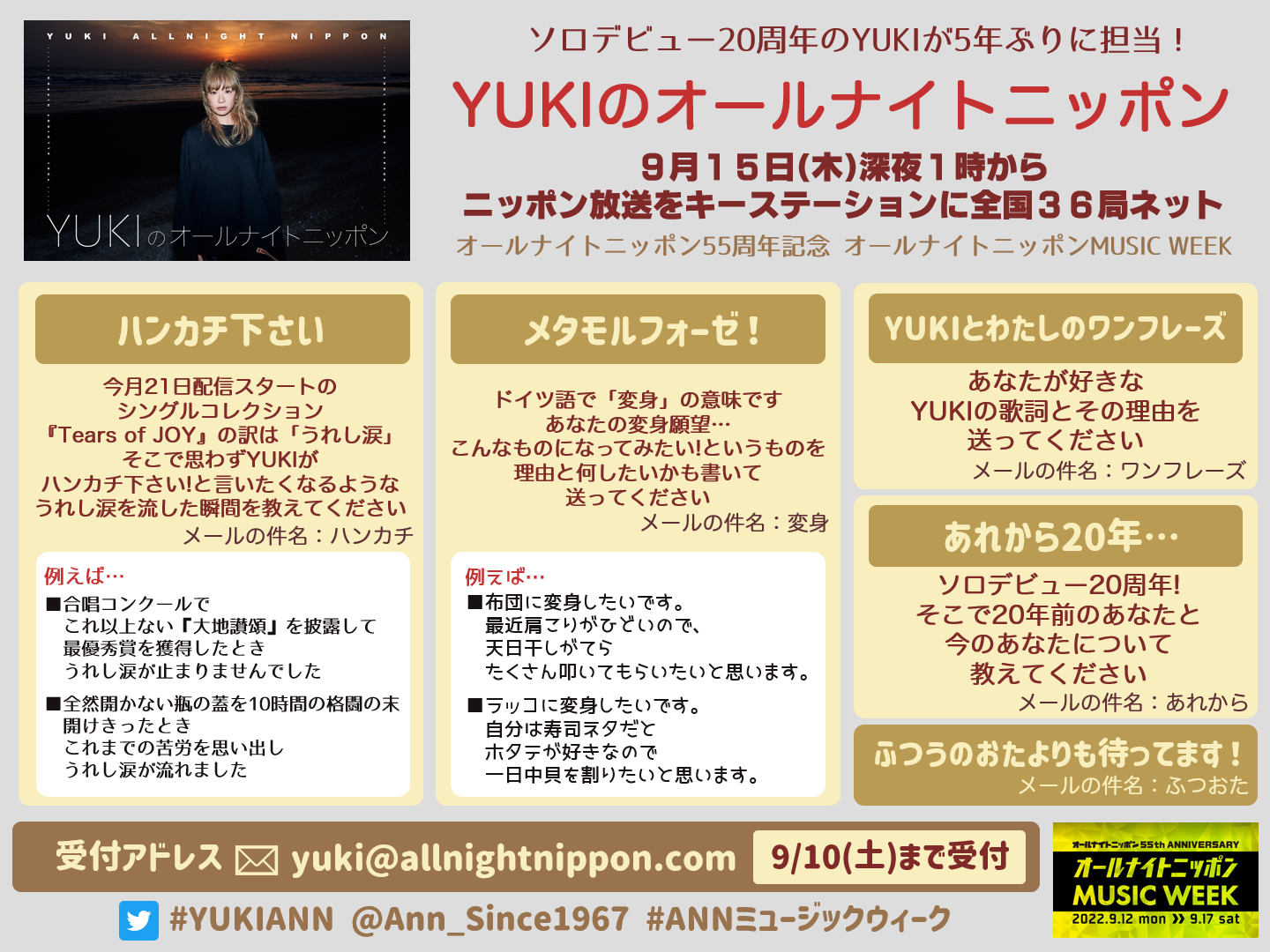 『YUKIのオールナイトニッポン』