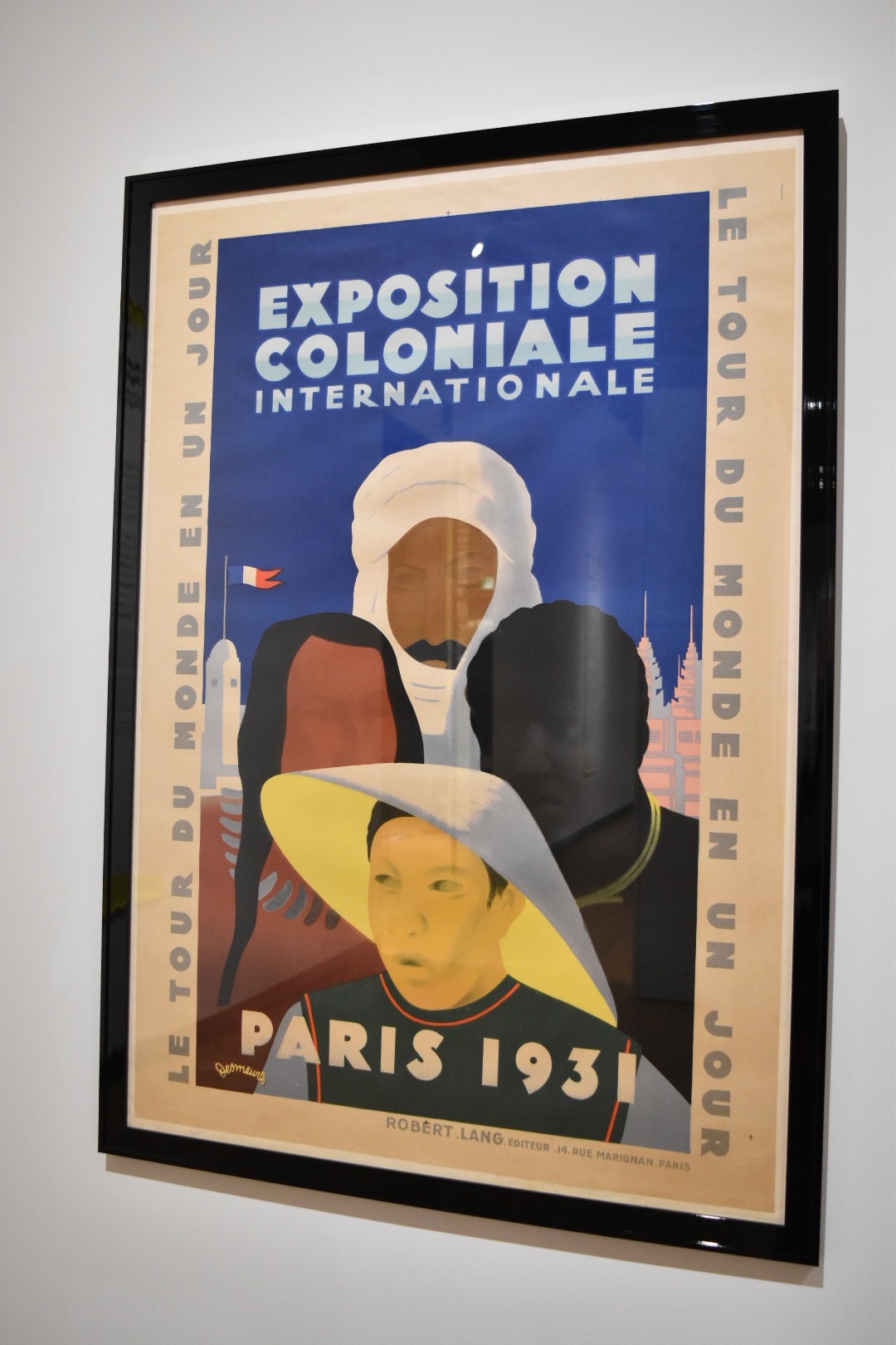《1931年パリ国際植民地博覧会》　ヴィクトル・デムール　1931年　×○△ BA-TSU ART GALLERY蔵