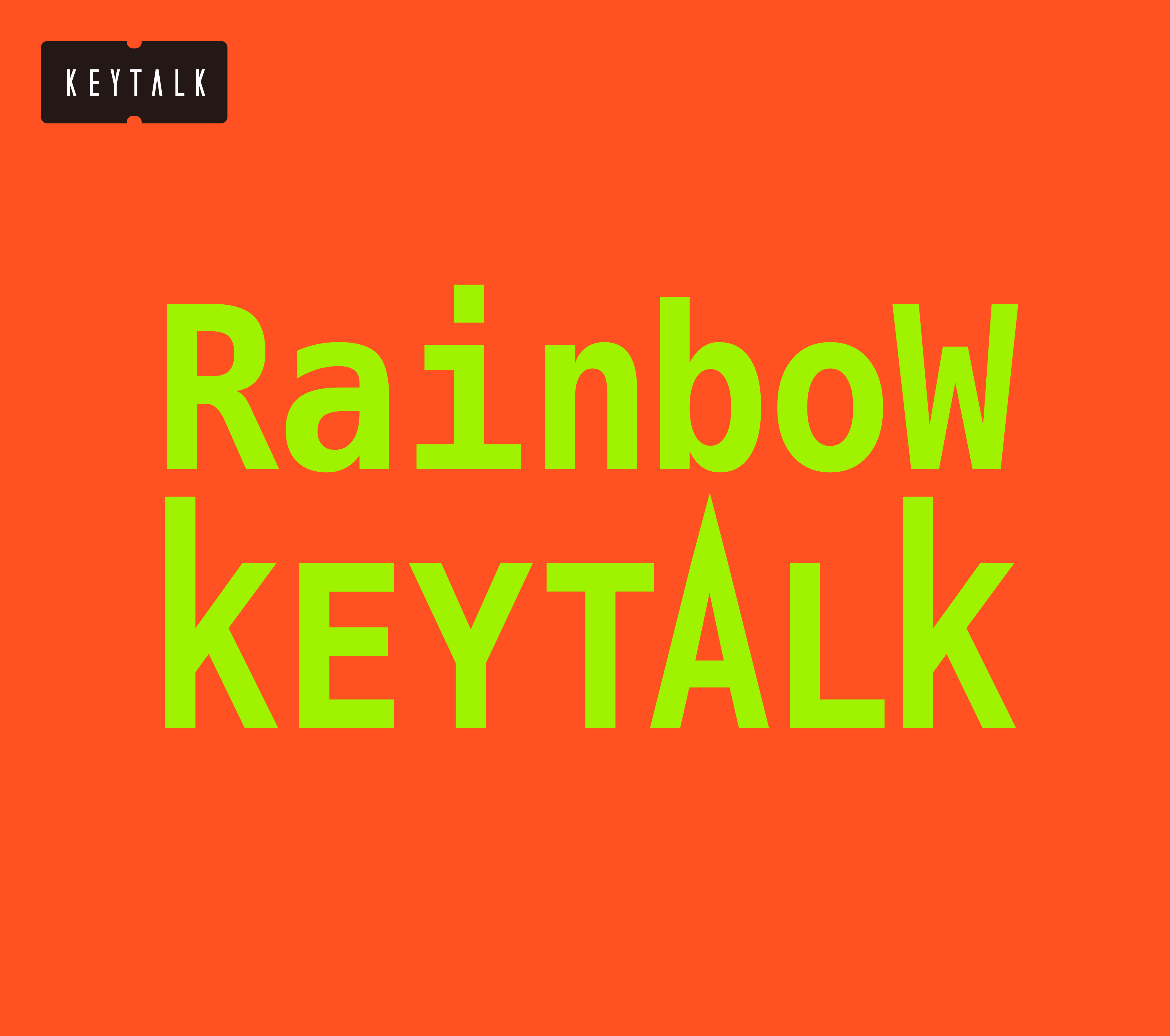 KEYTALK『Rainbow』完全生産限定盤