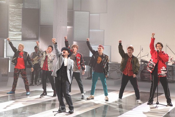 ChageとGENERATIONS from EXILE TRIBE。 (c)フジテレビ