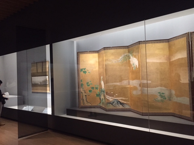桐鳳凰図屏風　狩野探幽　江戸時代　17世紀　サントリー美術館