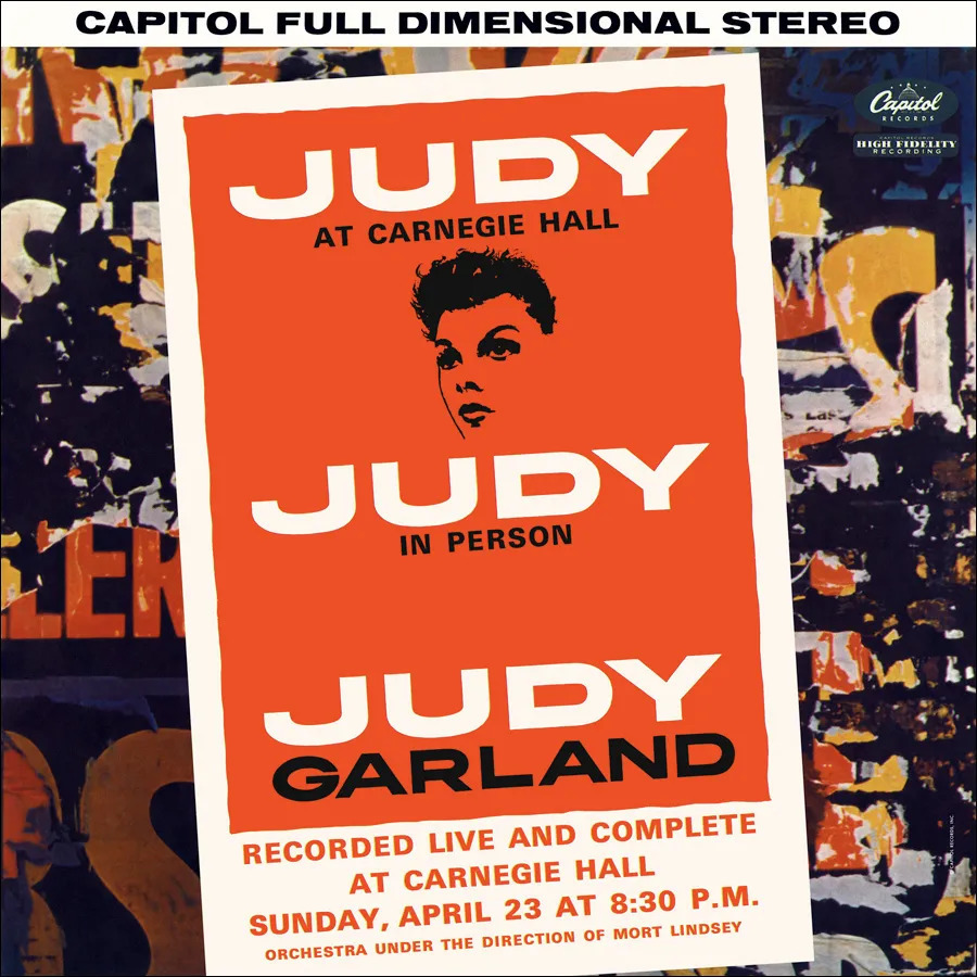 「ジュディ・アット・カーネギー・ホール」。これは、1961年にリリースされた2枚組LPのジャケット