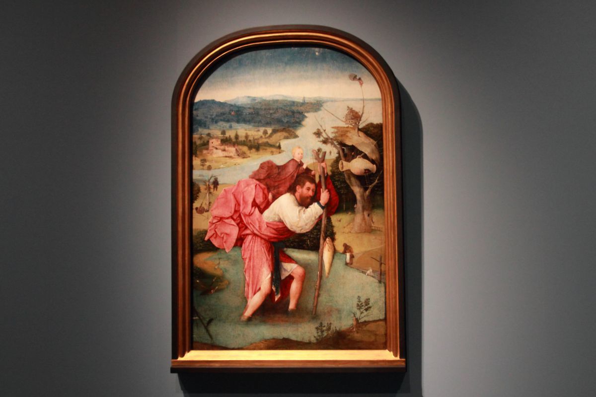 ヒエロニムス・ボス《聖クリストフォロス》1500年頃、油彩、板