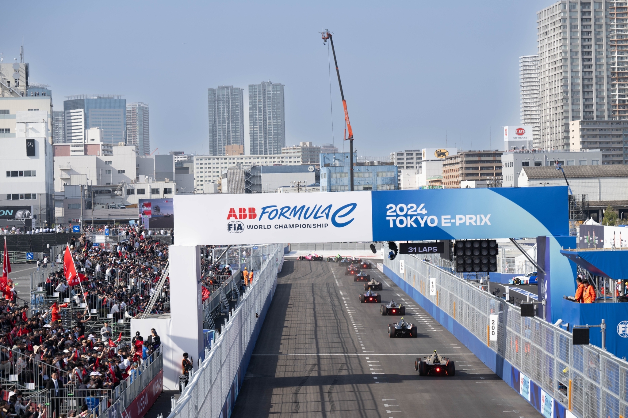 『Tokyo E-Prix』が2025年5月17日（土）、18日（日）に開催　＊写真は前回大会の模様 ©フォーミュラE