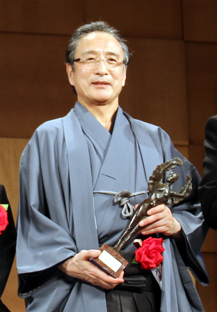 片岡仁左衛門　第23回読売演劇大賞贈賞式