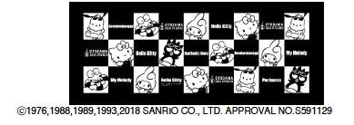 サンリオキャラクターズSUMMER タオルcollaborated by OTODAMA SEA STUDIO (C)1976,1988,1989,1993,2018 SANRIO CO., LTD. APPROVAL NO.S591129