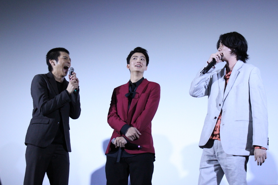 （左から）山田裕貴、健太郎、栁俊太郎