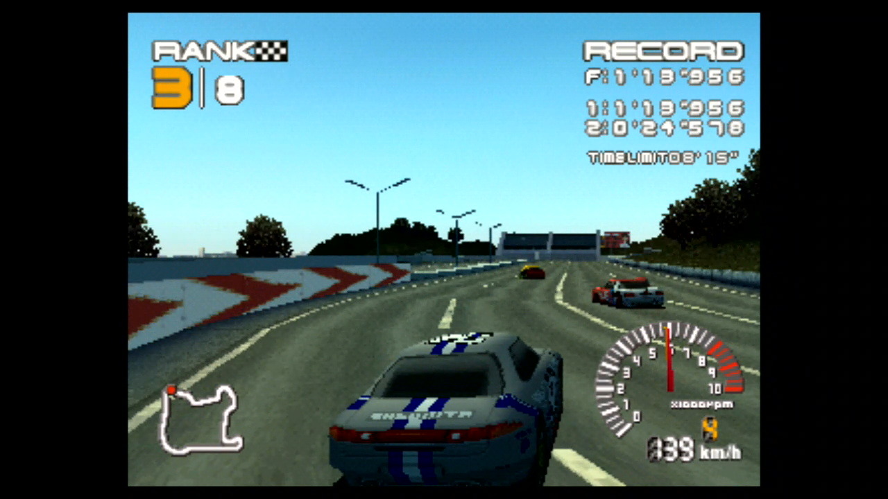 『R4 RIDGE RACER TYPE 4』ゲーム画面 (C)1998 BANDAI NAMCO Entertainment Inc.
