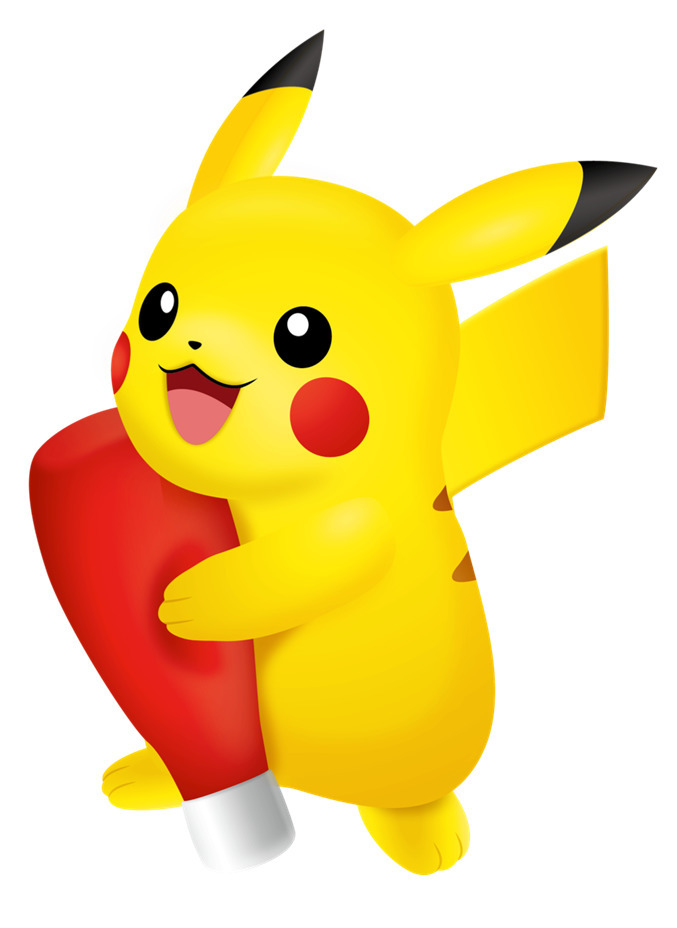 等身大ケチャップピカチュウぬいぐるみ (c)Nintendo・Creatures・GAME FREAK・TV Tokyo・ShoPro・JR Kikaku　(c)Pokémon　(c)2018 ピカチュウプロジェクト