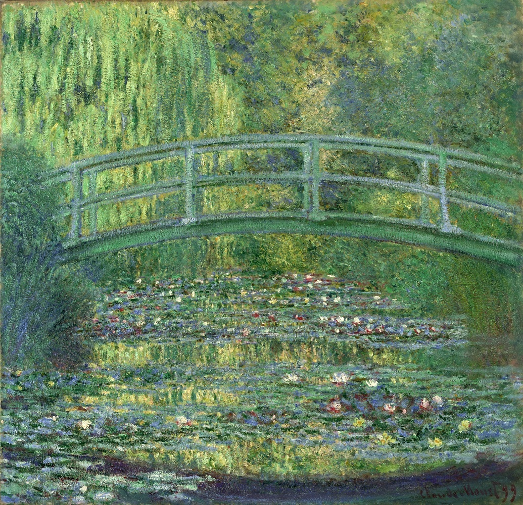 クロード・モネ《睡蓮の池》1899年 油彩／カンヴァス　ポーラ美術館