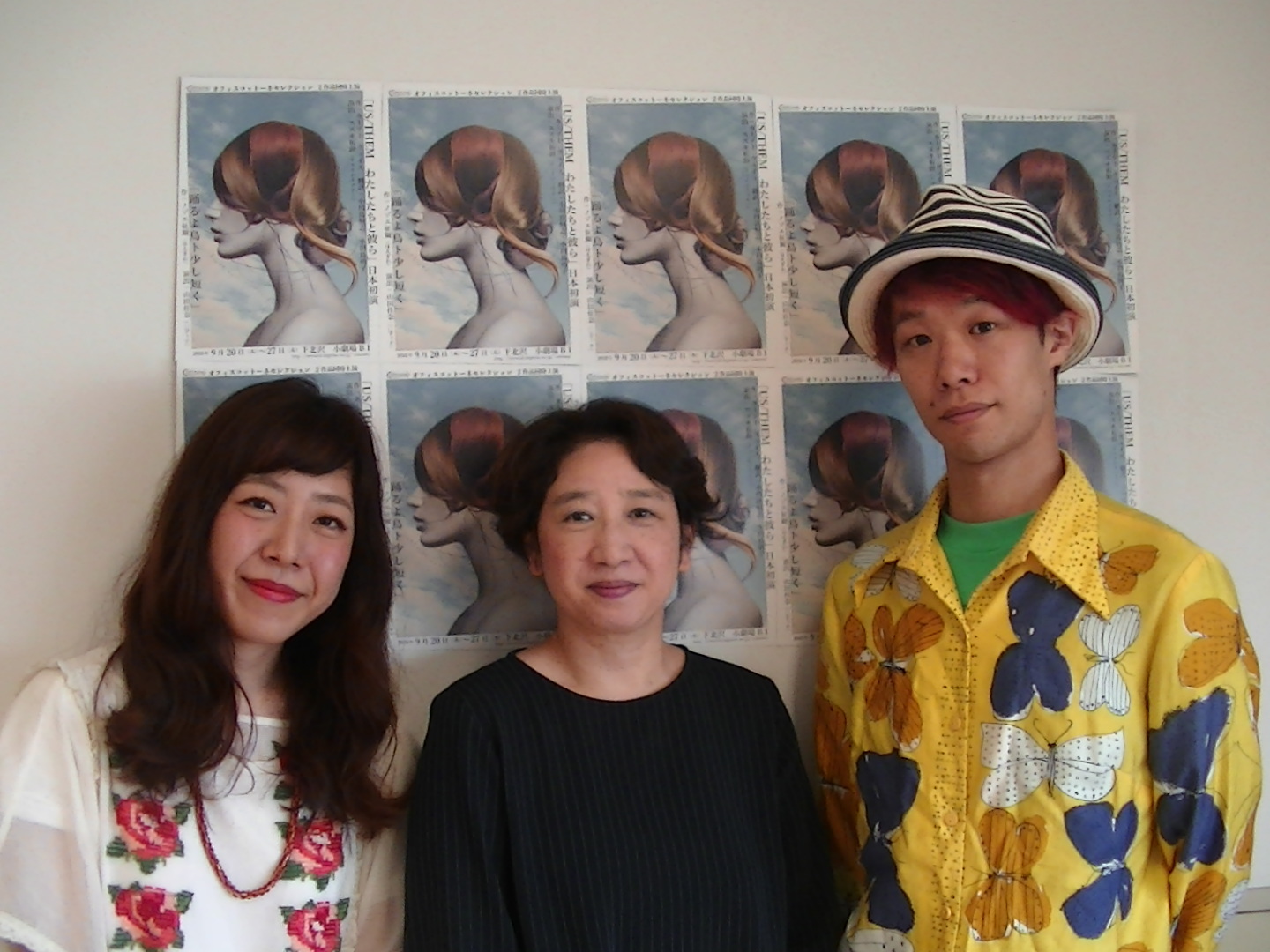 オフィスコットーネ・セレクション『わたしたちと彼ら US/THEM』『踊るよ鳥ト少し短く』左から、山田佳奈（□字ック）、綿貫凜（オフィスコットーネ）、スズキ拓朗（チャイロイプリン）