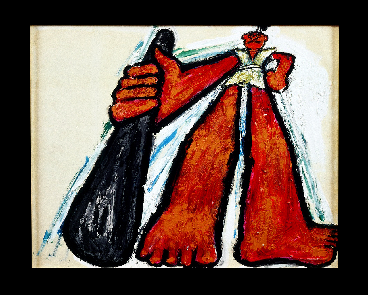 たしませいぞう《ちからたろう》BIB1969金のりんご賞 刈谷市美術館蔵 (C)Seizo TASHIMA