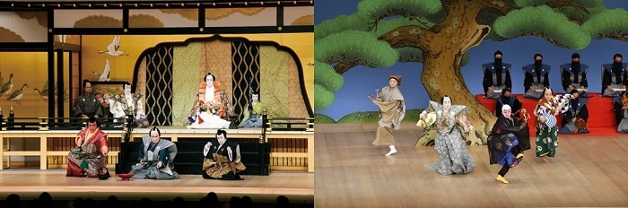 （左から）『義経腰越状　五斗三番叟』、『悪太郎』 (C)松竹株式会社