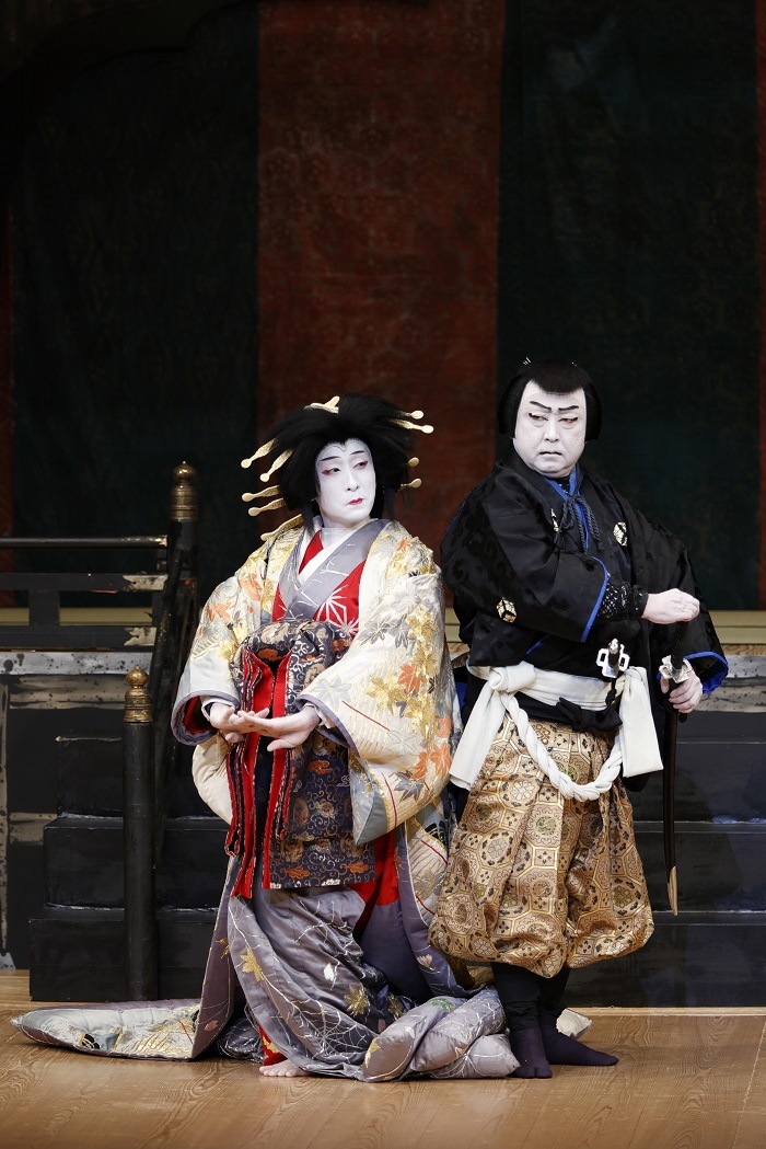 『第二回 高砂会』より　『忍夜恋曲者 将門』中村梅蔵（右）、中村梅乃（左） 　(C)Keiji OKAZAKI