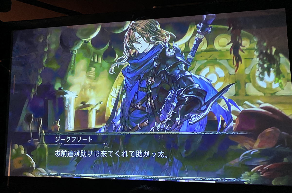 星晶獣とのバトルで仲間を救出 (C)SCRAP (C) Cygames, Inc.