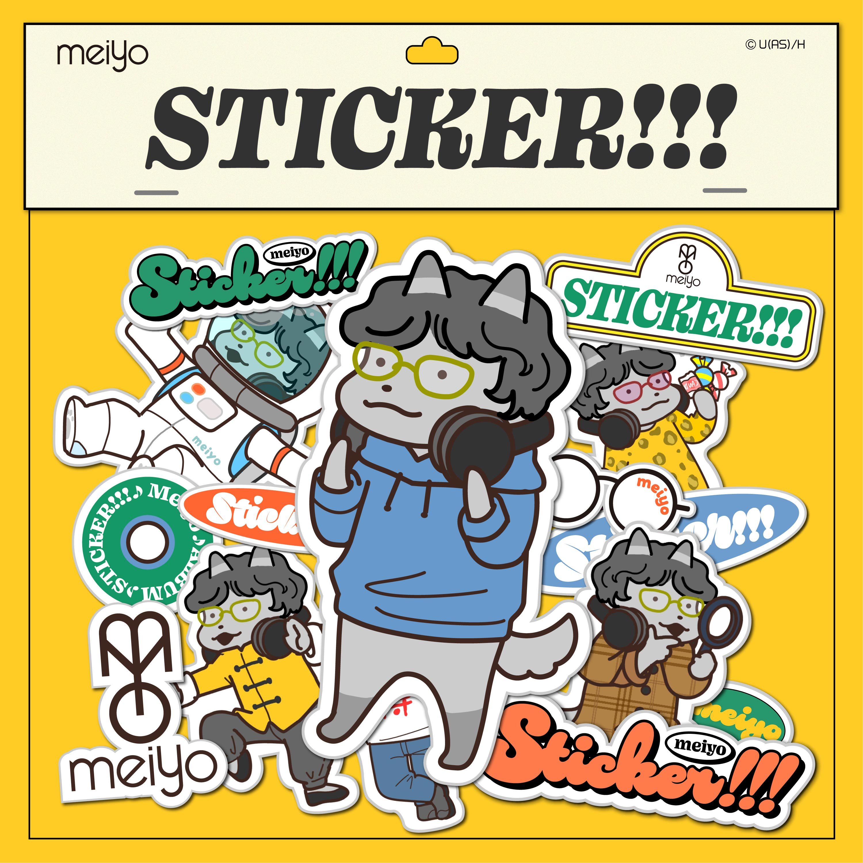 meiyo「STICKER!!!」配信ジャケット