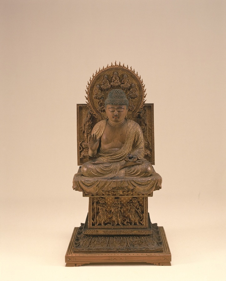 国宝「薬師如来坐像」円勢・長円作 平安時代・康和5年（1103） 京都・仁和寺蔵 ※展示替あり