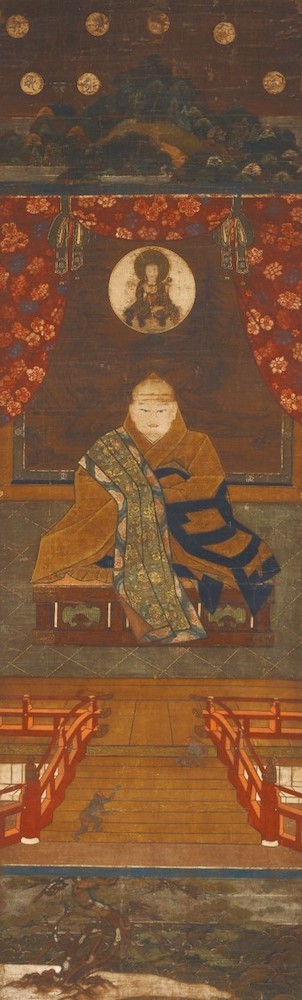 日吉山王十禅師曼荼羅図　鎌倉時代 14世紀