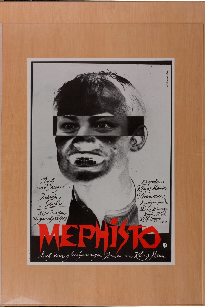 『メフィスト』（1981 年／ハンガリー／サボー・イシュトヴァーン監督） ポスター：ホルスト・ヴェスラー（1981 年） フィルムセンター所蔵